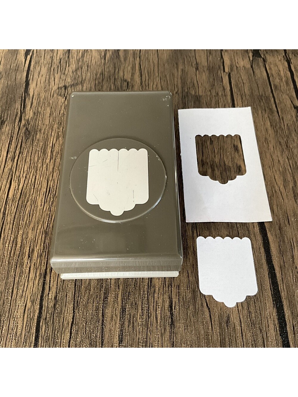 Stampin Up Decorative Tag Label Paper Punch Paper Crafts Scrapbooking
